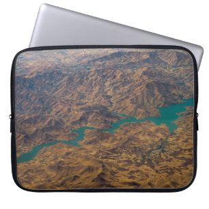 FUNDA PARA PORTÁTIL FOTOGRAFÍA AÉREA DE LA MONTAÑA MARRÓN