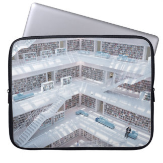 FUNDA PARA PORTÁTIL FOTOGRAFÍA DE ALTO AUMENTO DE LA BIBLIOTECA