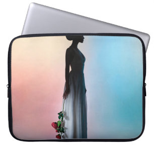 Funda Para Portátil Fotografía de estudio de moda artística de una bel
