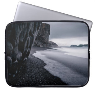 FUNDA PARA PORTÁTIL FOTOGRAFÍA DE GRAYSCALE DE MAR Y MAR TRANQUILO
