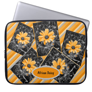 Funda Para Portátil Fotografía de la margarita africana del flash de