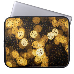 Funda Para Portátil Fotografía de luces amarillas