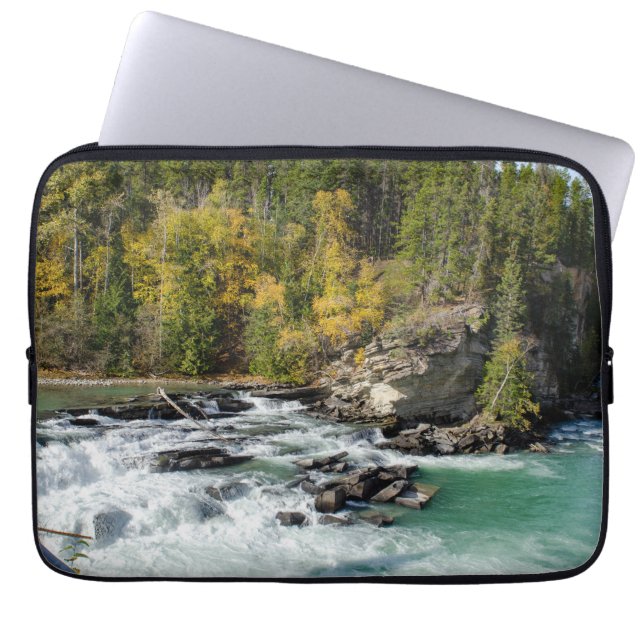 Funda Para Portátil Fotografía de río canadiense, río Fraser (Frente)
