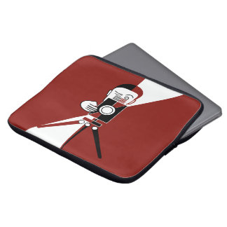 Funda Para Portátil Fotógrafo y cámara de estilo decorativo