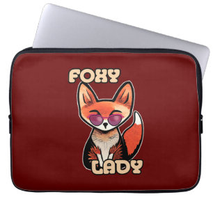 Funda Para Portátil Foxy Lady   Cortar Fox