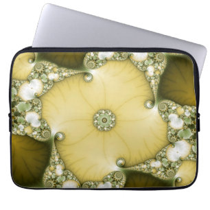 Funda Para Portátil Fractal de bajo flor