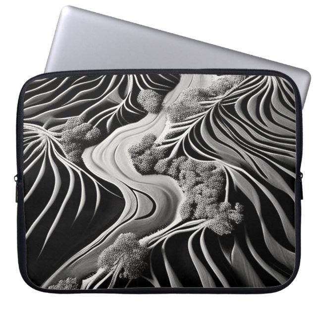 Funda Para Portátil Fractal Flow (Frente)