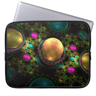 Funda Para Portátil Fractal Julian Pearl Jewelry Background - Fractal