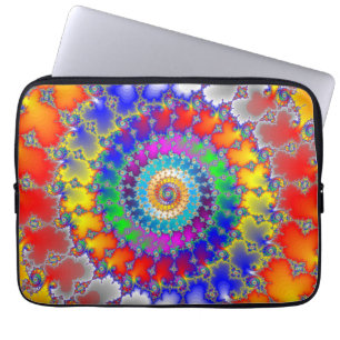 Funda Para Portátil Fractal psicodélico