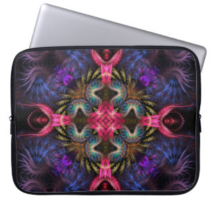 Funda Para Portátil Fractal Quatro Geometría Artística