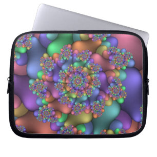 Funda Para Portátil Fractales (Carnaval)