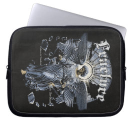 Funda Para Portátil Fractura - Diseño de Streetwear Gótico