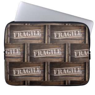Funda Para Portátil Frágiles cráteres de madera