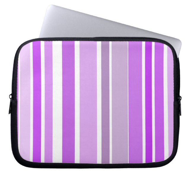 Funda Para Portátil Frania Morada Moderna (Frente)