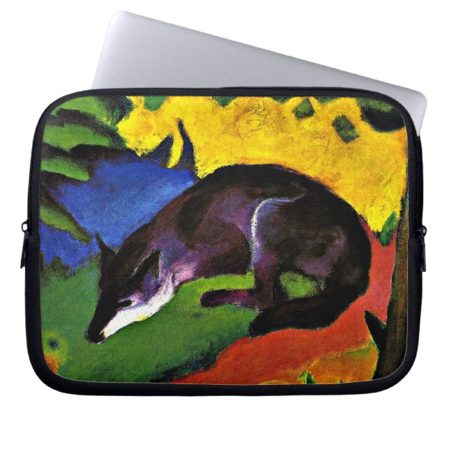 Funda Para Portátil Franz Marc - Blue Fox (Frente)