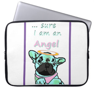 Funda Para Portátil Französische Bulldogge Angel Laptopschutzhülle