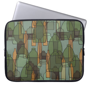 Funda Para Portátil Frascos de época, frascos y gafas