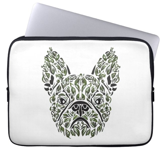 Funda Para Portátil Frenchie Puppy Art (Frente)