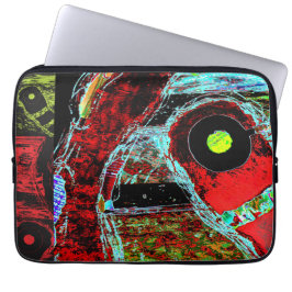 Funda Para Portátil Frequency Serpent – Abstract Energy Wrapped Canvas