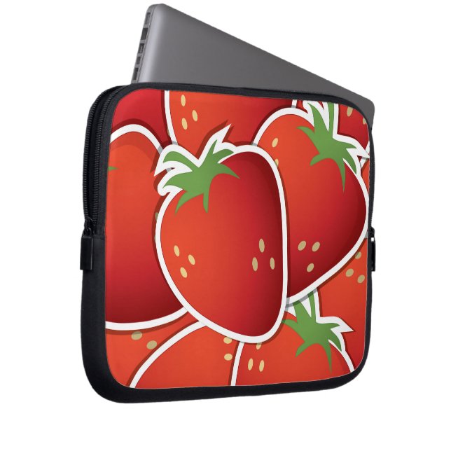 Funda Para Portátil Fresas funky (Anverso derecho)
