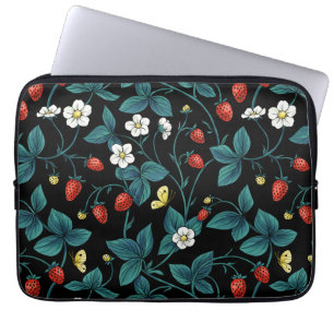 Funda Para Portátil Fresas silvestres de color rojo/amarillo/azul/negr