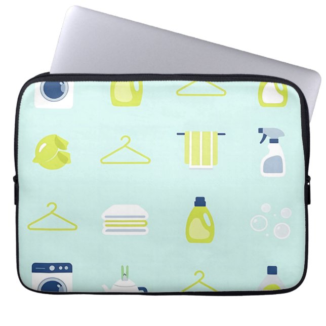 Funda Para Portátil Fresh Laundry Day Pattern (Frente)