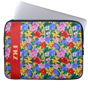 Funda Para Portátil Frida Kahlo inspiró el monograma