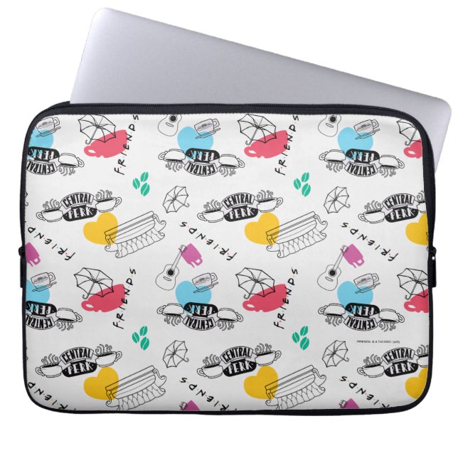Funda Para Portátil FRIENDS™ | Patrón de Iconos (Frente)