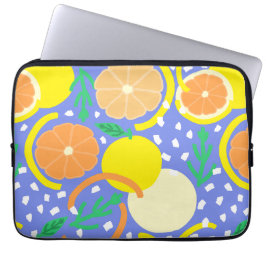 Funda Para Portátil Fruta cítrica moderna geométrica Costa de Amalfi