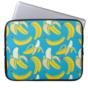 Funda Para Portátil fruta fresca amarilla tropical plátano sin soldadu