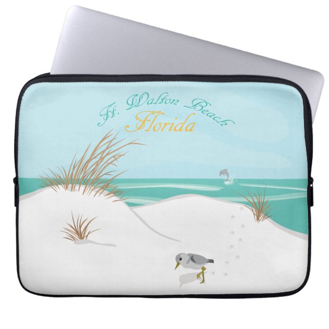 Funda Para Portátil Ft. Walton Beach (Florida) (Frente)