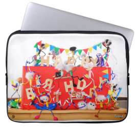 Funda Para Portátil Fubby's die feest vieren voor verjaardag.