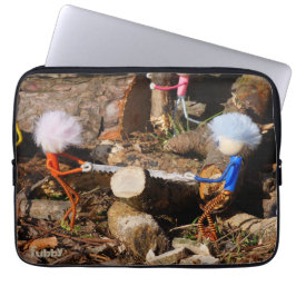 Funda Para Portátil Fubby's die hout zagen.