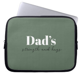 Funda Para Portátil Fuerza y abrazos de papá - regalo del día del padr