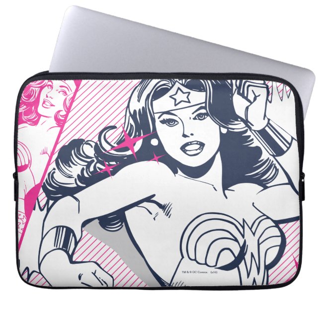 Funda Para Portátil Fuerza y poder de las mujeres maravillas (Frente)