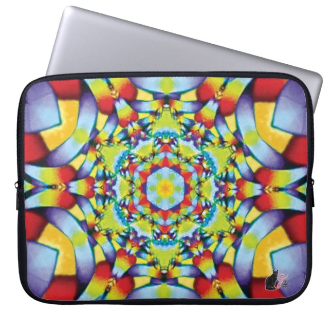Funda Para Portátil Fuga de la laptop Tiers Kaleidoscope (Frente)