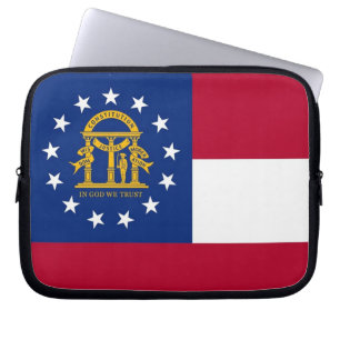 Funda Para Portátil Fuga de portátiles de la bandera del estado de Geo