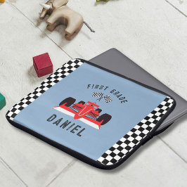 Funda Para Portátil Fun Blue Kids Red Racing Car