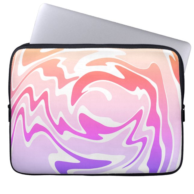 Funda Para Portátil Fun Colorful Liquid Swirl (Frente)