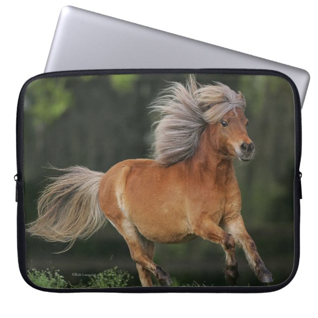 Funda Para Portátil Funcionamiento miniatura del caballo (Frente)