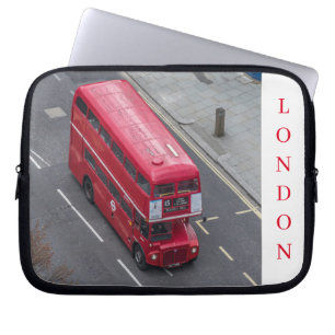 Funda Para Portátil Funda de portátil con visión de autobús rojo de Lo