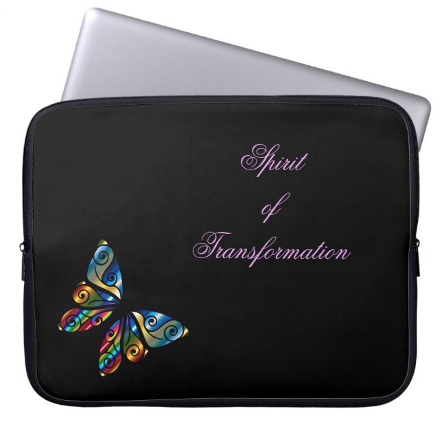 Funda Para Portátil funda de portátil de mariposa inspiradora bonito (Frente)