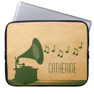 Funda Para Portátil Funda de portátil de vinilo verde