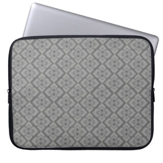 Funda Para Portátil Funda de portátil gris inspirado en la costura