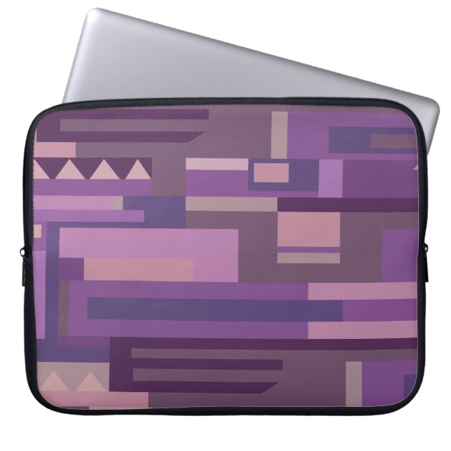 Funda Para Portátil Funda de portátil malva y morado (Frente)