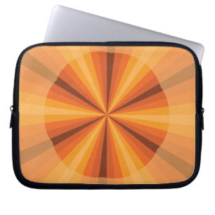 Funda Para Portátil Funda de portátil Naranja de ilusión óptica