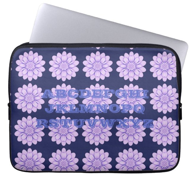 Funda Para Portátil Funda de portátil Neoprene Lavender Flowers (Frente)