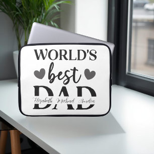 Funda Para Portátil Funda de portátil personalizada 'El mejor papá del