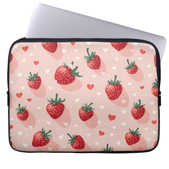 Funda Para Portátil Funda de portátil Strawberry (Frente)