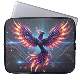 Funda Para Portátil "Funda Phoenix Neon Laptop Sleeve - Futurista 15"
